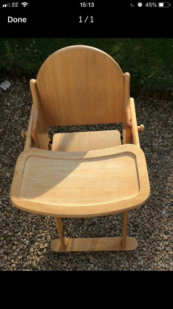 john lewis wooden high chair